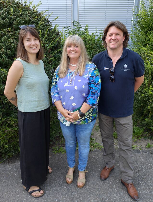 v.l.n.r.: Kathrin Jordi, Brigitte Lehner, Daniel Lüthi